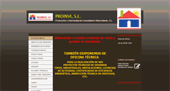 Desktop Screenshot of proinvi.es