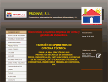 Tablet Screenshot of proinvi.es